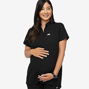 Black FIGS Maternity Scrub Set - Zamora and Kitale Size Large and Large/Tall